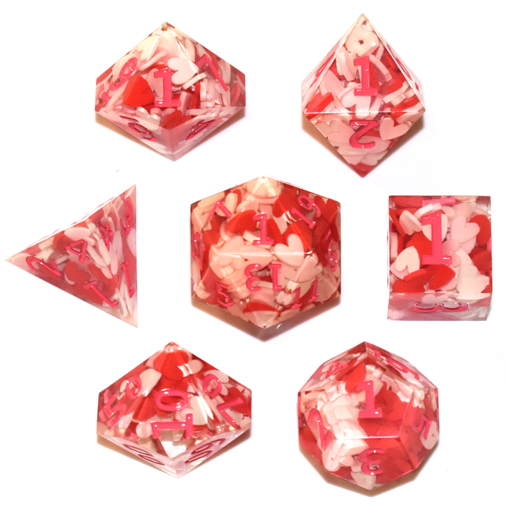 Heart-shaped with Pink