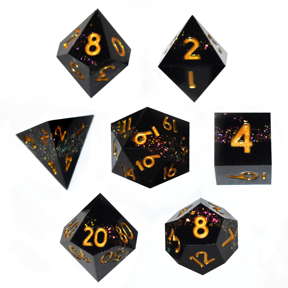 Red Powder Black with Gold