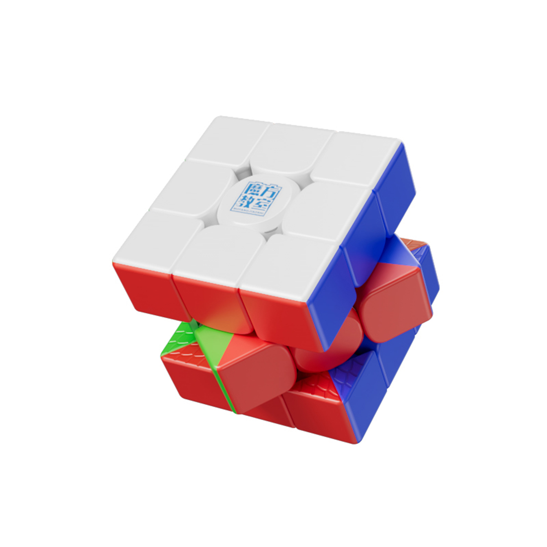 MoYu RS3 M V5 3x3 Magnetic Dual-Adjustment Magic Cube with Display Stand (Stickerless)