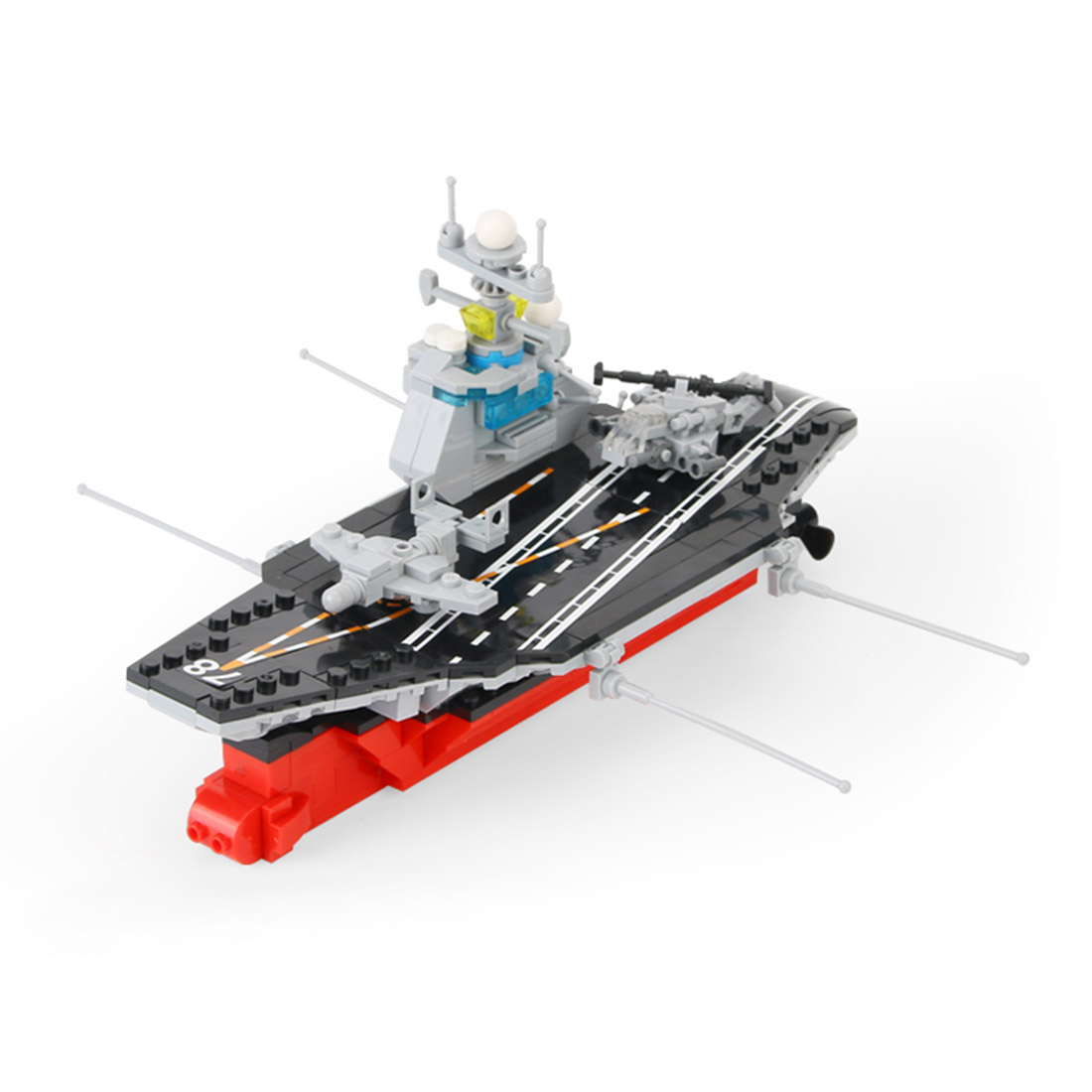 Mini Aircraft Carrier Model Assembly Toy Building Blocks Set (403PCS)