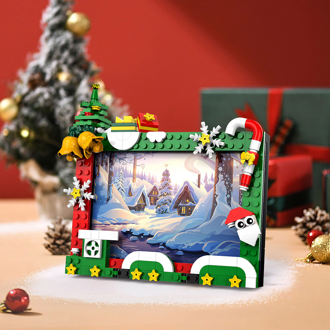 Christmas Photo Frame Model Assembly Toy Building Blocks Set (207PCS)