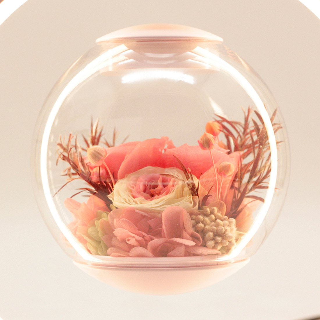 Eternal Flower Magnetic Levitation Desk Lamp 360°Rotating with LED Light Creative Desk Lamp Unique Christmas Birthday Gift