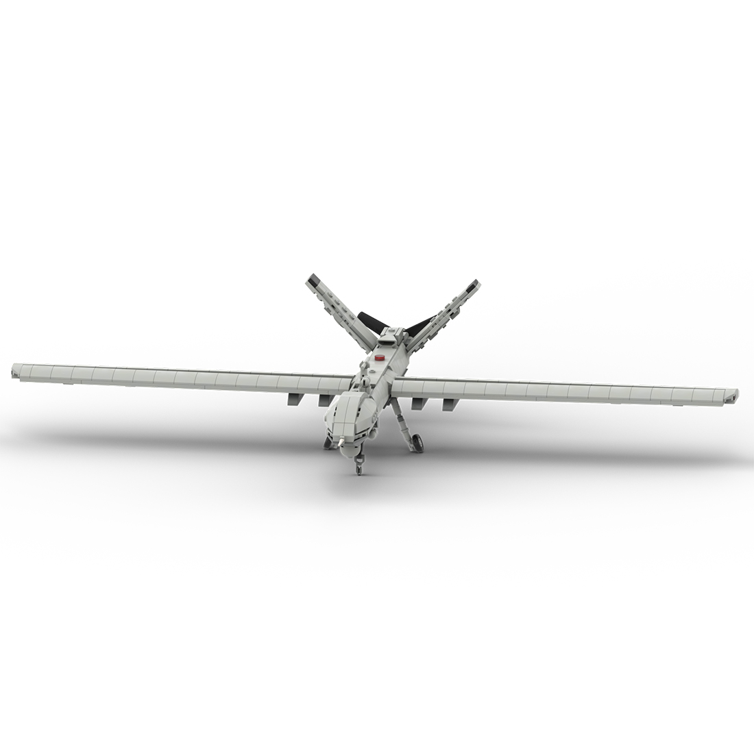 MOC-101708 MQ-9 Reaper UAV Model Military Theme Building Blocks Toys S