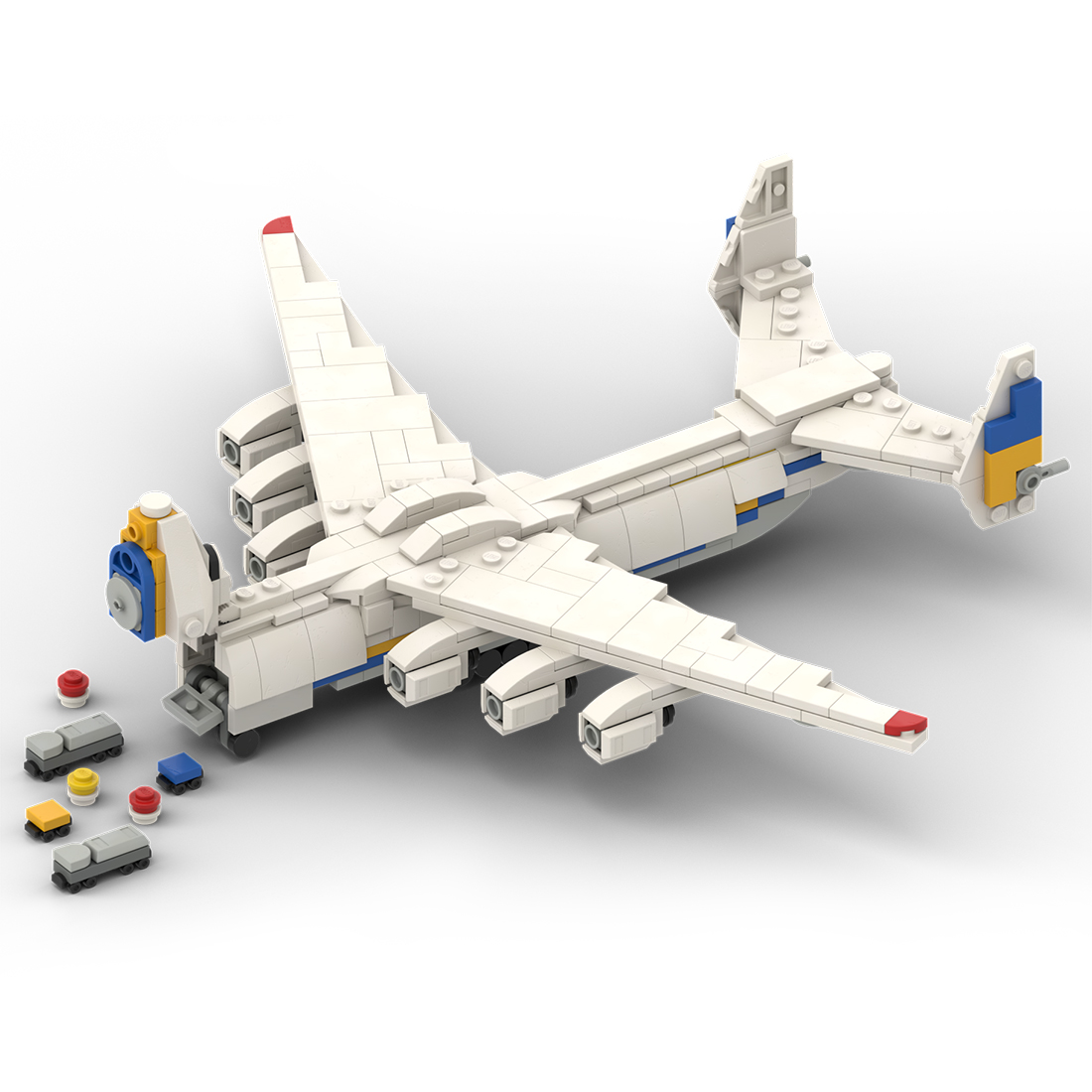 MOC-107147 Antonov AN-225 “Mriya" Model Military Theme Building Blocks Toys Set (482PCS)