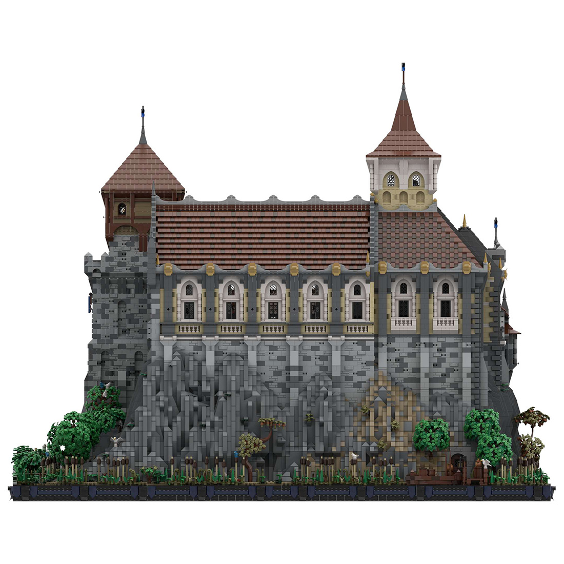 MOC-131299 Complete Medieval Castle Model Building Blocks MOC Set Toys (112644PCS)