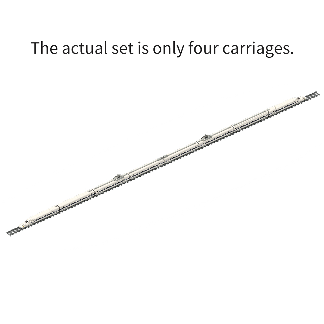 MOC-153597 1/70 Train Model Small Particles Building Blocks Set (2793 PCS)