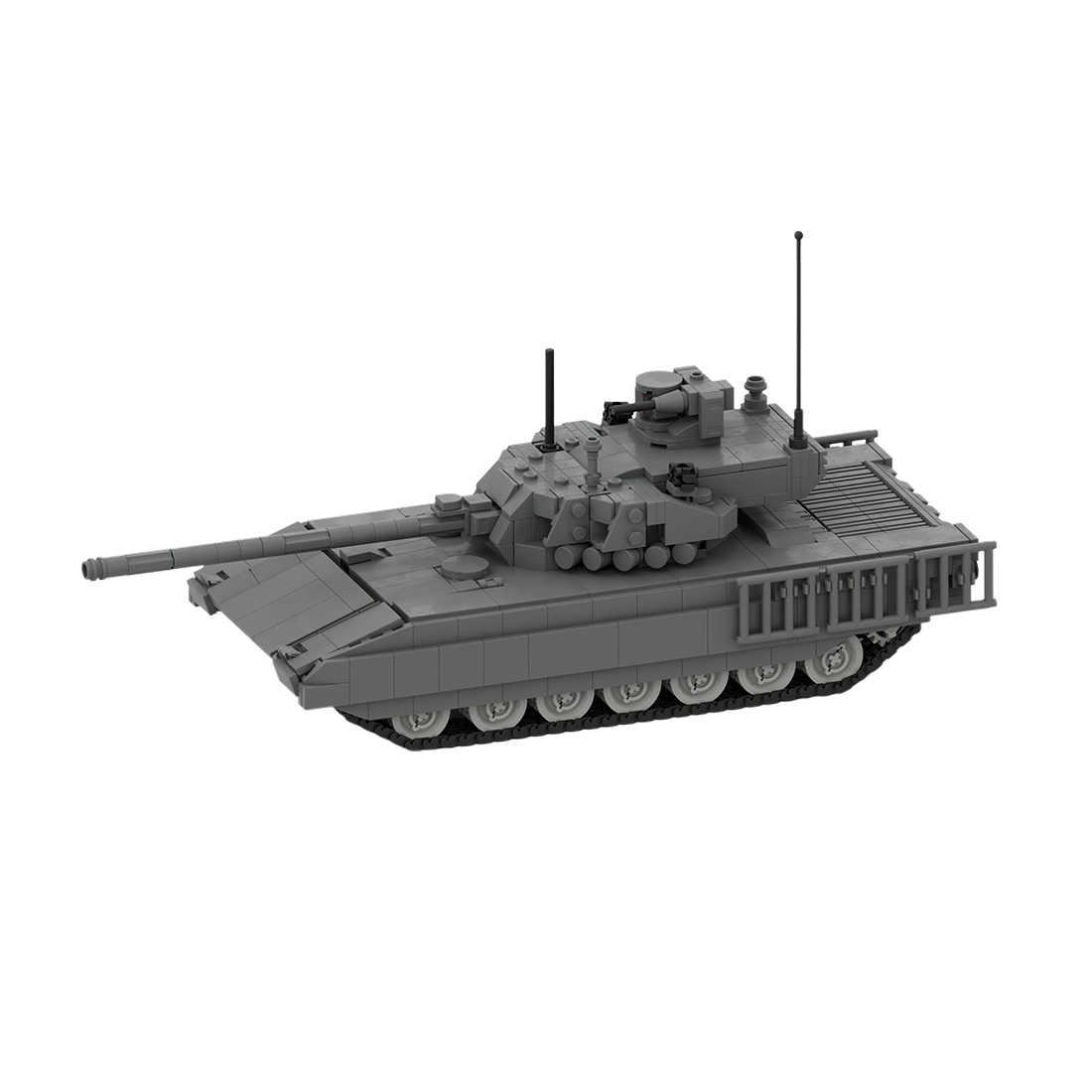 MOC-160223 T-14 Armata-MBT Main Battle Tank- 1/35 Scale Modern Russian Army Tank Model Building Blocks Set (1280PCS)