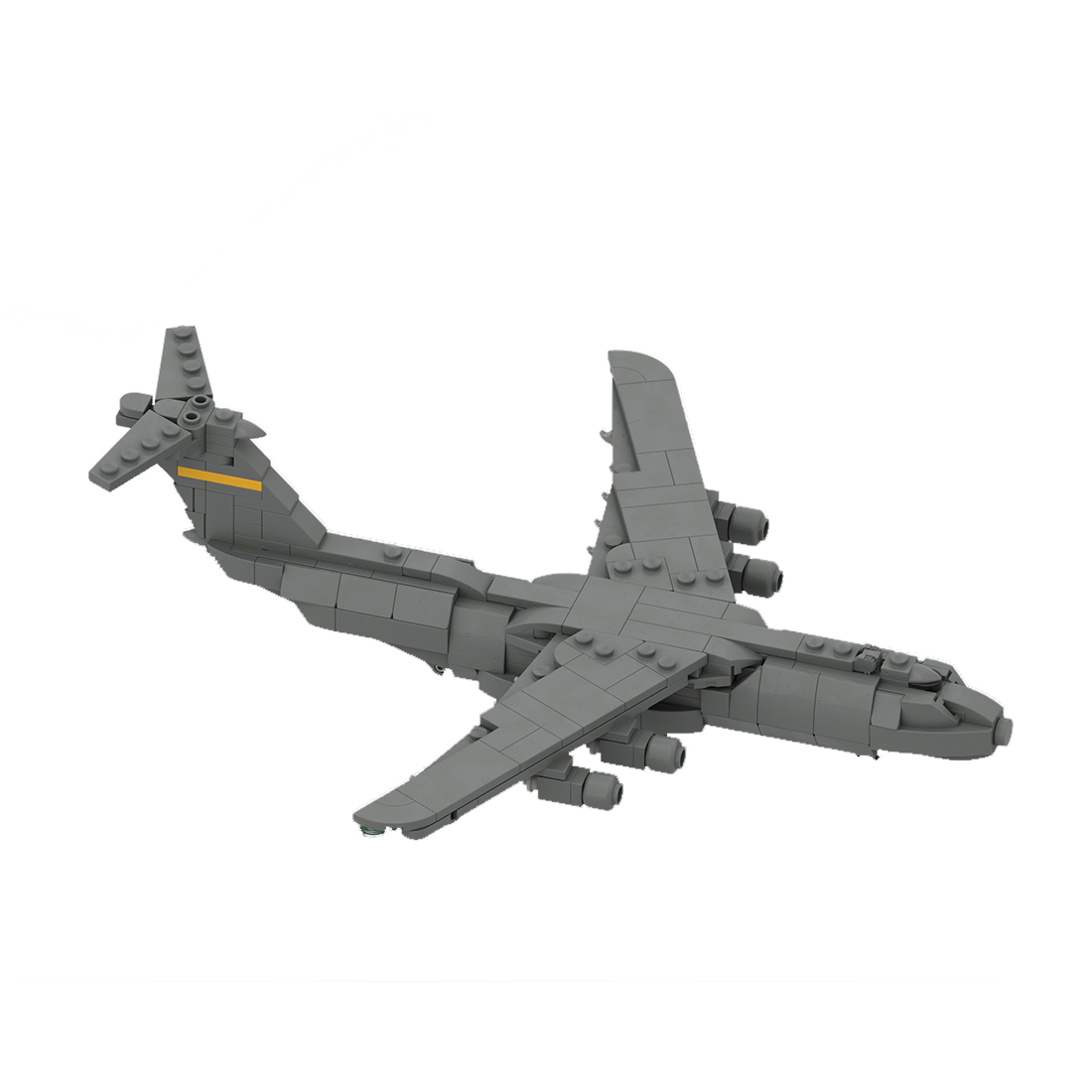  MOC-163191 C-5 GALAXY | Cargo - 1/300 Scale Active US Military Transport Aircraft Model Building Blocks Set (367PCS)