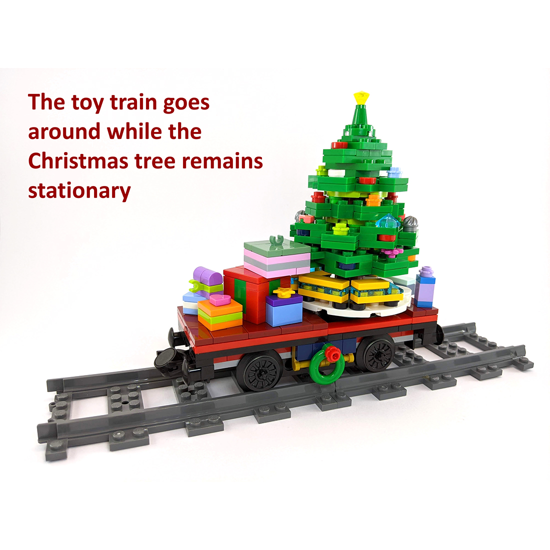 MOC-49581 Christmas Train Model Building blocks Toys Set (1197PCS/Static Version)