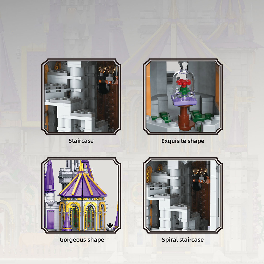 Magic Castle Assembly Toy Building Blocks Set（8514PCS）