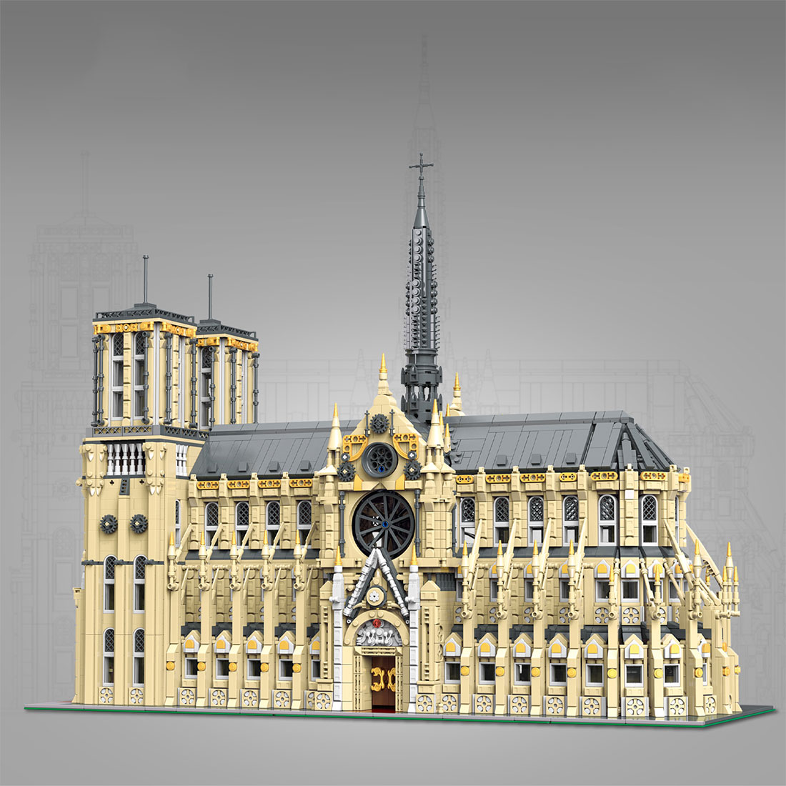 Notre-Dame Cathedral Assembly Toy Building Blocks Set（8225PCS）