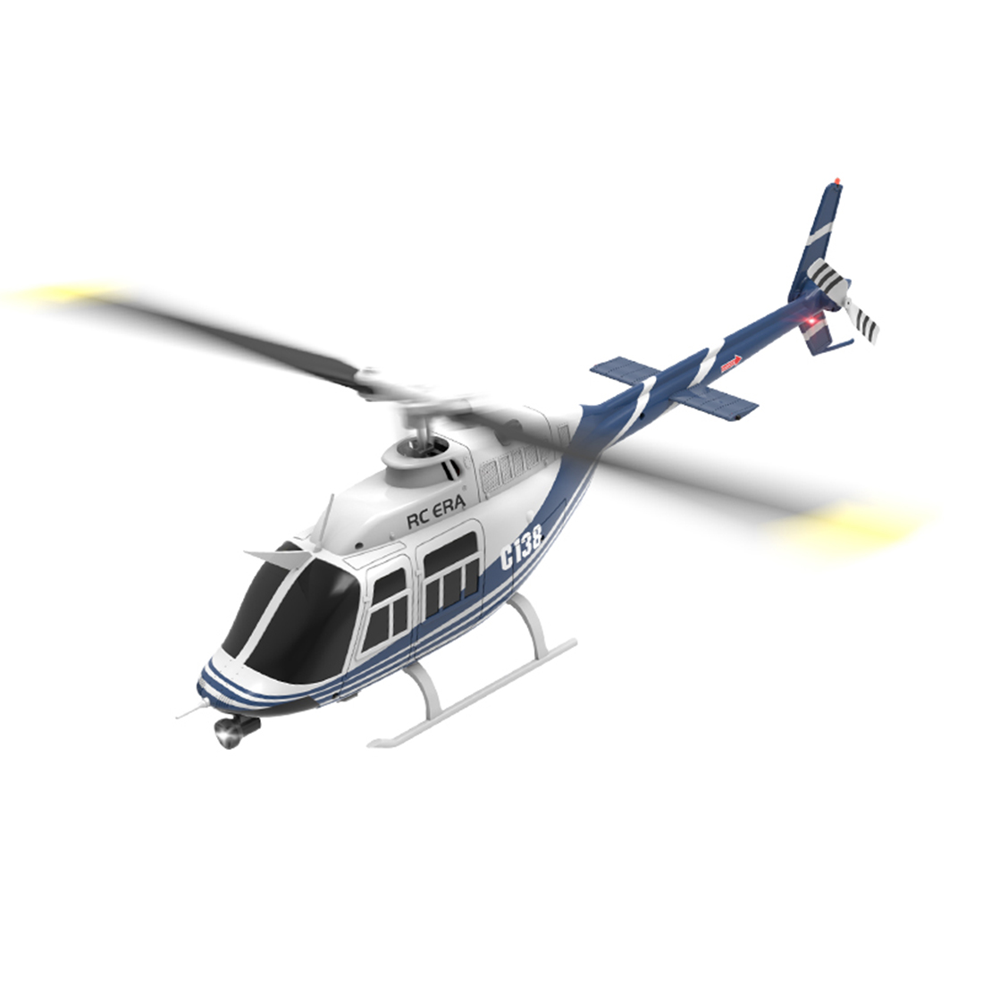 RC ERA C138 1/33 Scale 206 Helicopter 2.4G 6CH No Aileron Helicopter with Altitude Hold (RTF Version)