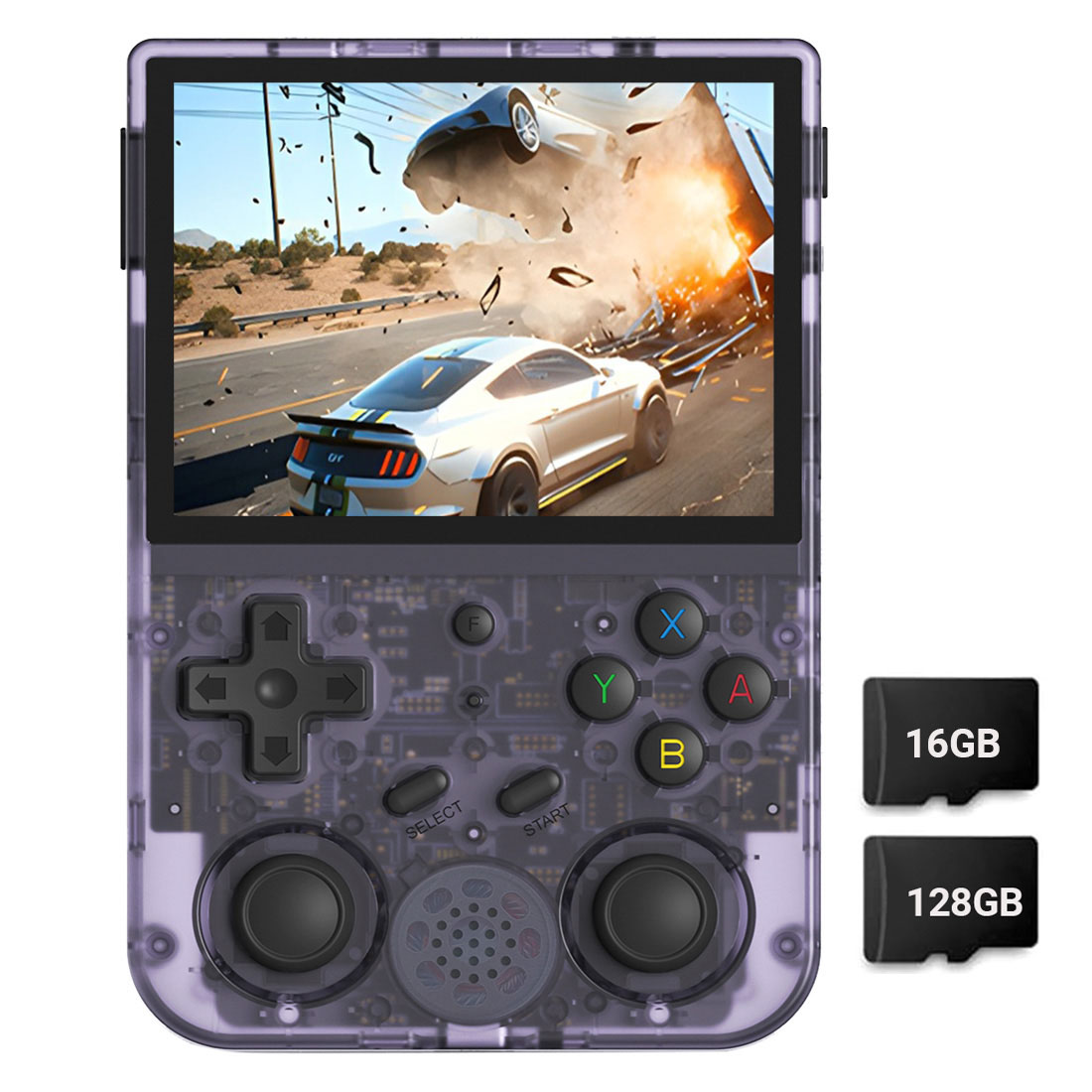 RG353V 3.5-Inch 16G+64G/128G/256G Handheld Game Console Built-in 15000/25000/34000+ Games