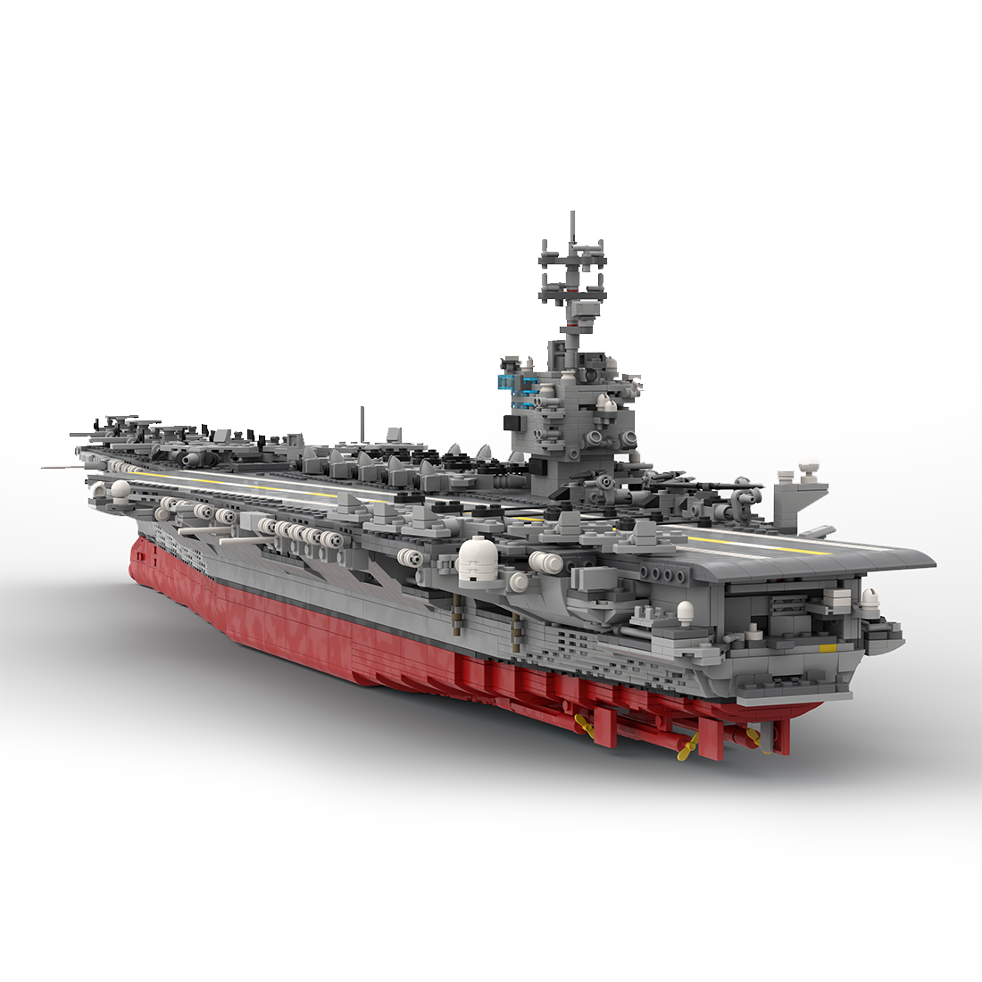 1/350 MOC UCS USS Enterprise CVN-65 Nuclear-powered Aircraft Carrier Military Model Building Blocks Set (48941PCS)