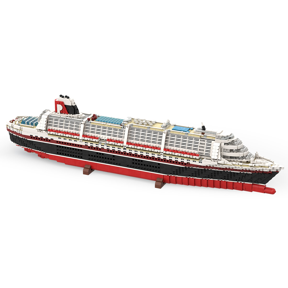 1/400 The Poseidon Modern Cruise Ship Model Large Collection Building Blocks Set  (4380PCS)
