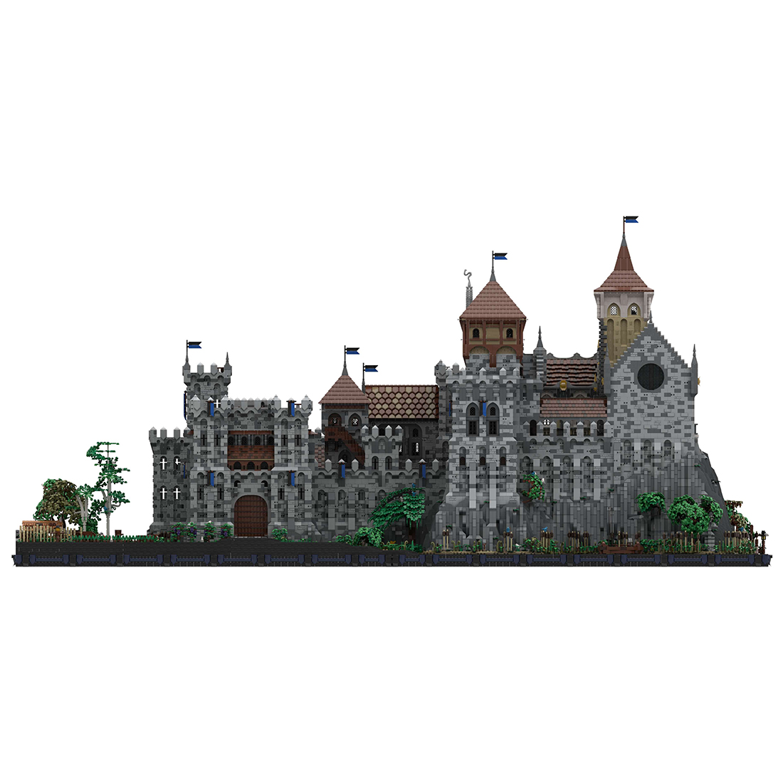 MOC-131299 Complete Medieval Castle Model Building Blocks MOC Set Toys (112644PCS)