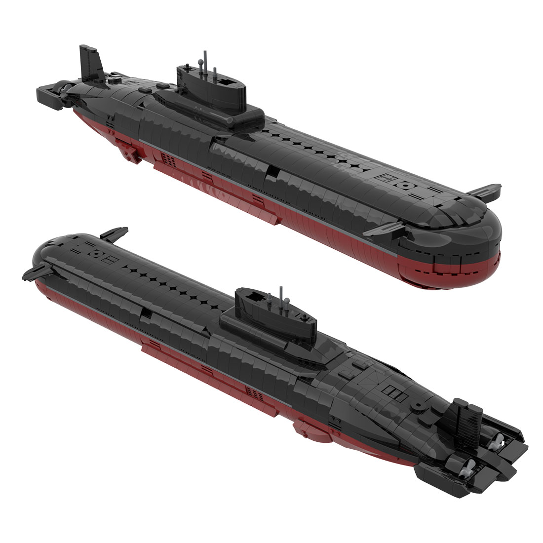 MOC-193085 1/260 Scale Typhoon-Class Nuclear Submarine Building Blocks Set (2886PCS)