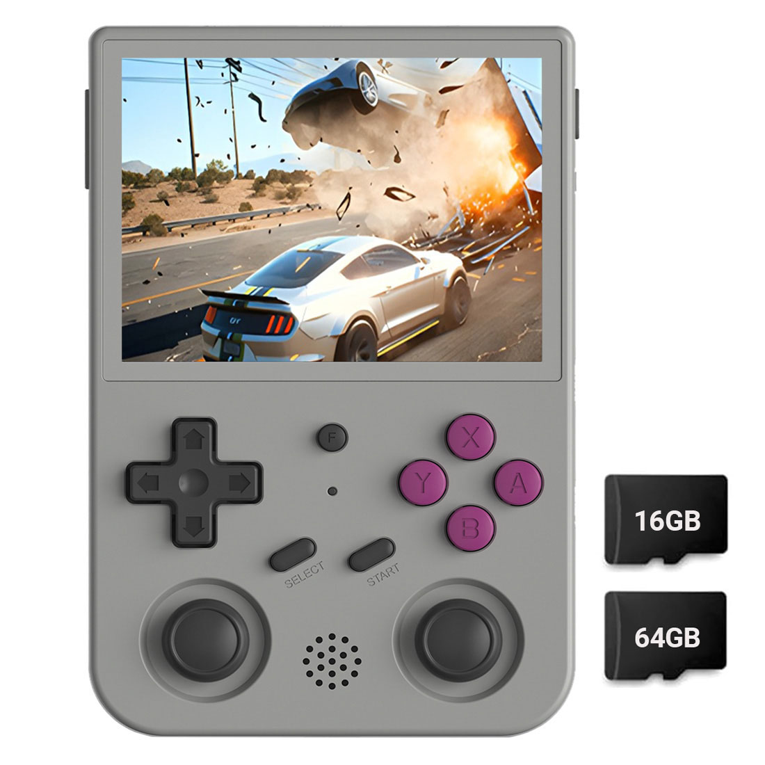 RG353V 3.5-Inch 16G+64G/128G/256G Handheld Game Console Built-in 15000/25000/34000+ Games