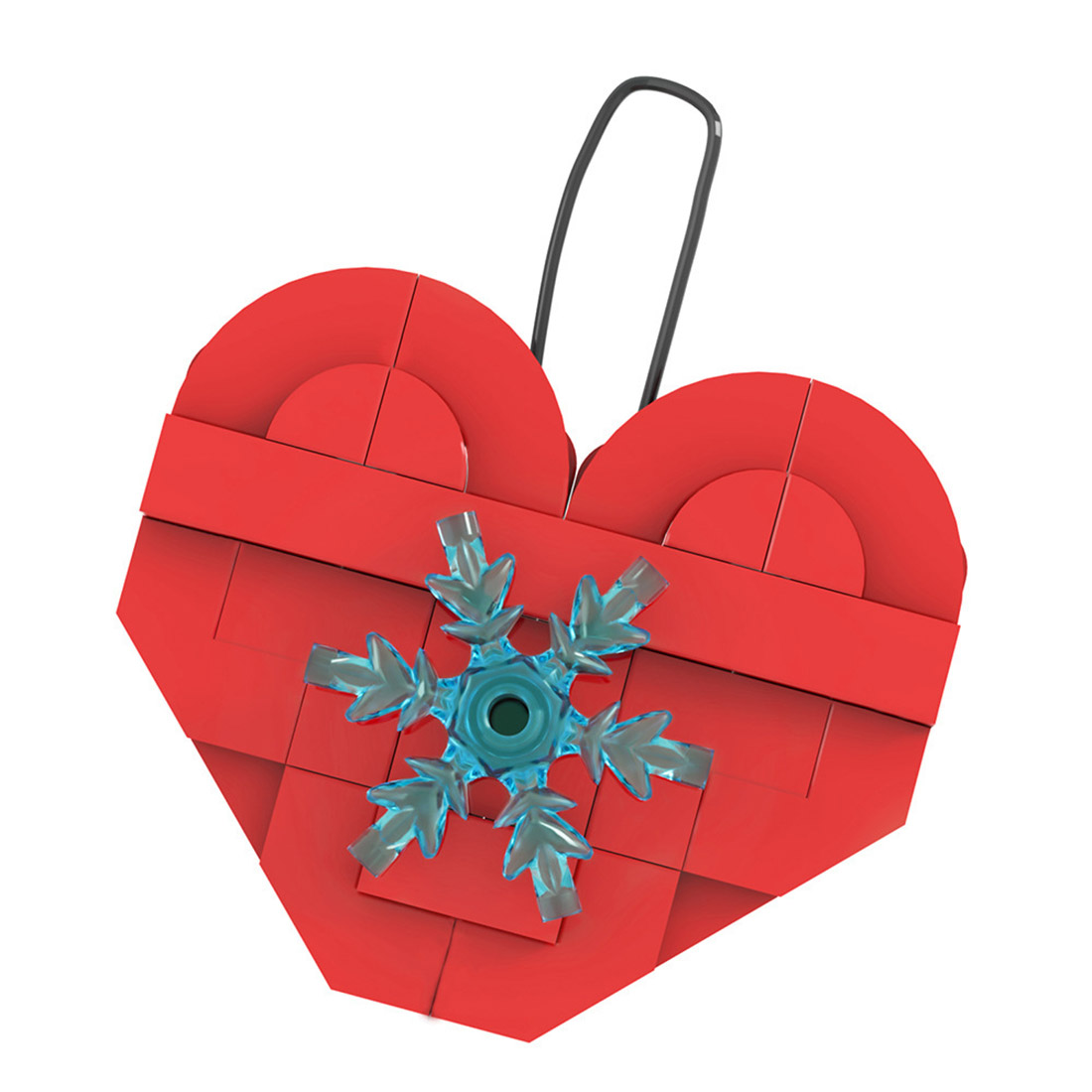 Creative Christmas Pendant MOC DIY Assembly STEM Model Building Blocks Set