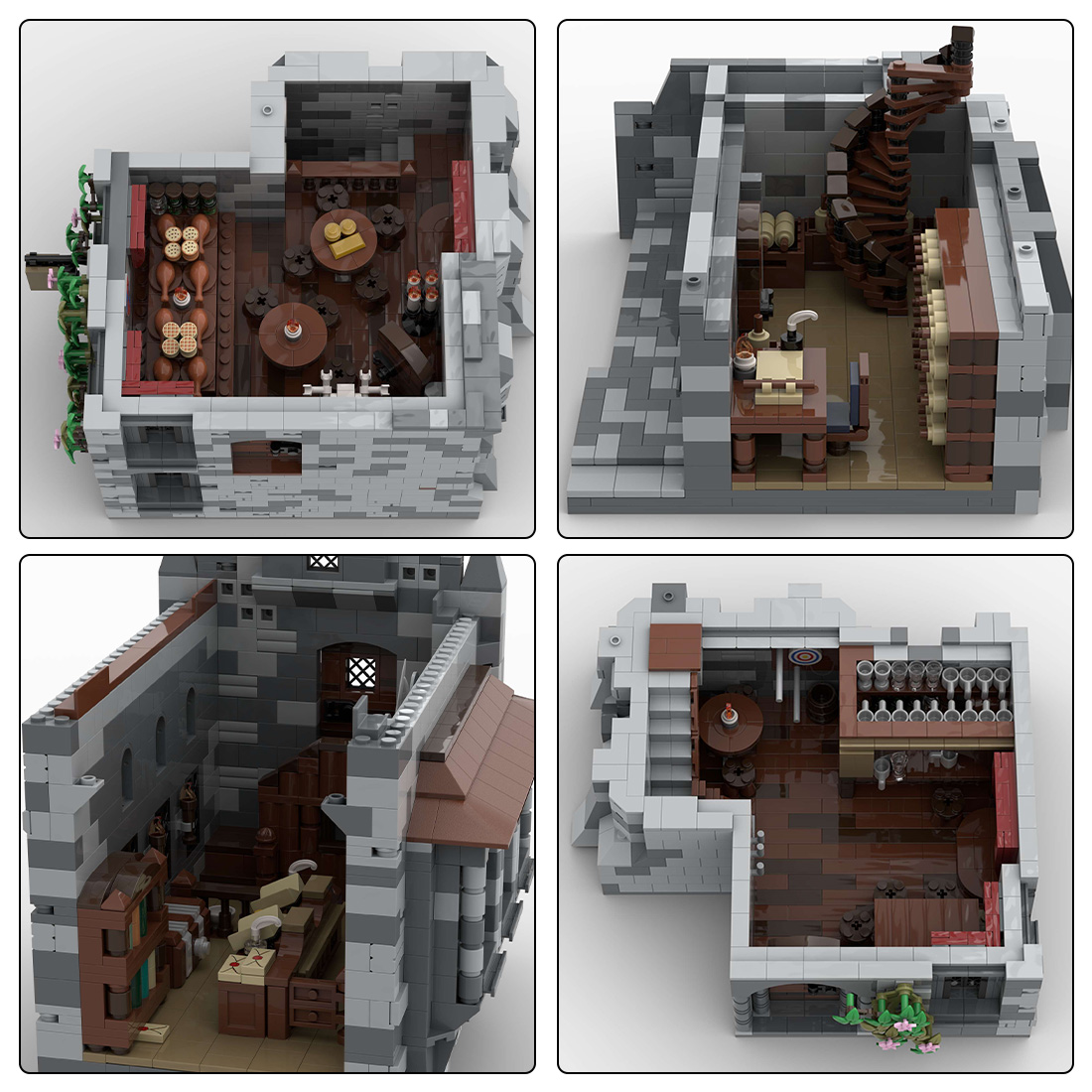 MOC-131299 Complete Medieval Castle Model Building Blocks MOC Set Toys (112644PCS)