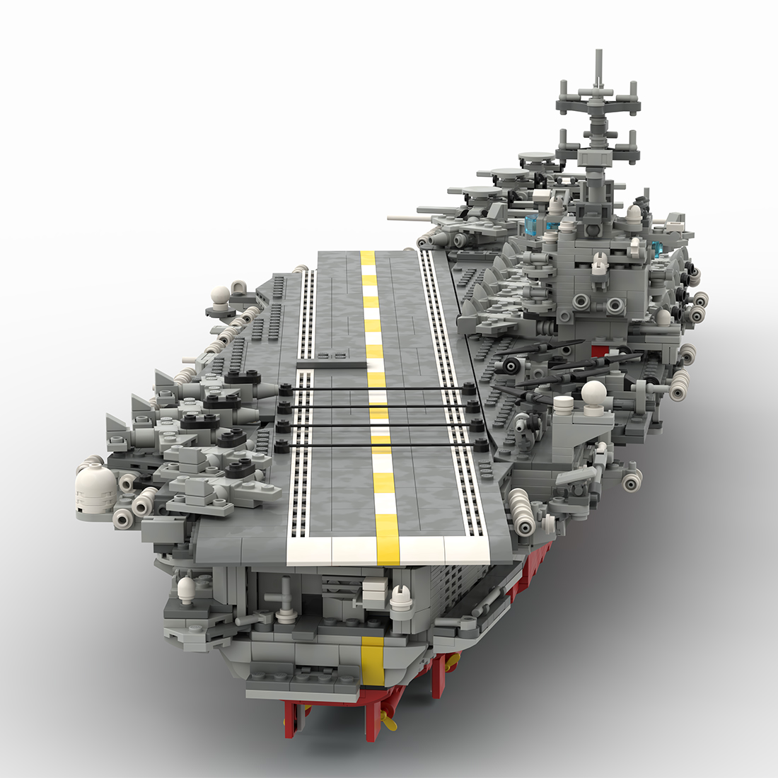 1/350 MOC UCS USS Enterprise CVN-65 Nuclear-powered Aircraft Carrier Military Model Building Blocks Set (48941PCS)