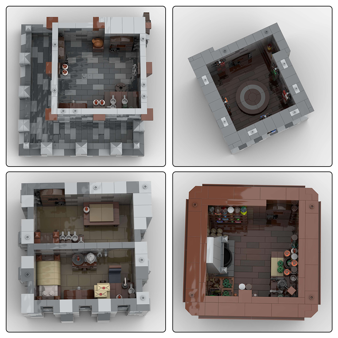 MOC-131299 Complete Medieval Castle Model Building Blocks MOC Set Toys (112644PCS)