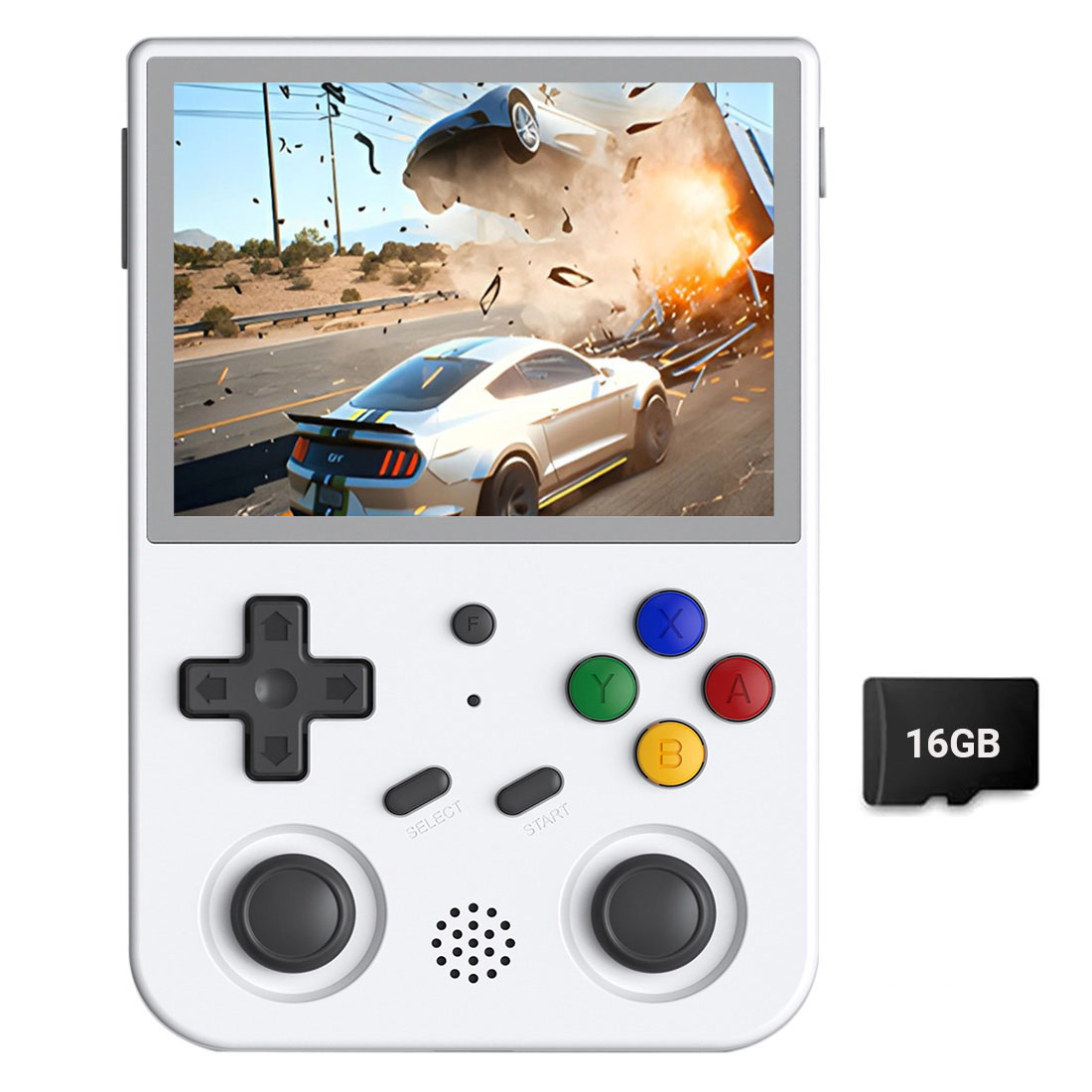 RG353V 3.5-Inch 16G+64G/128G/256G Handheld Game Console Built-in 15000/25000/34000+ Games