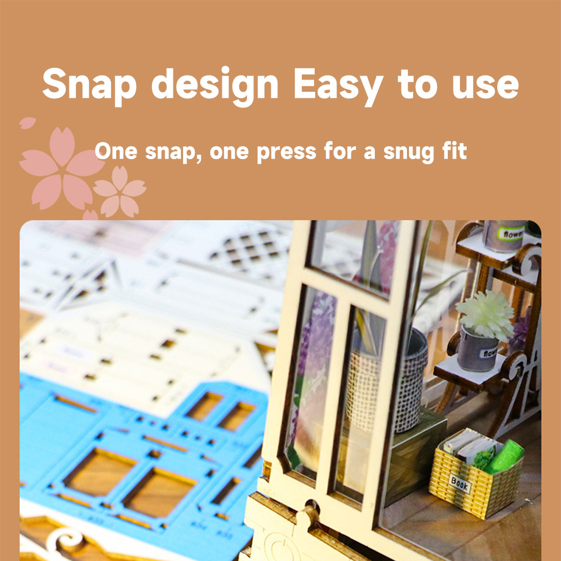 1:24 Garden House Miniature Architectural Model Kit