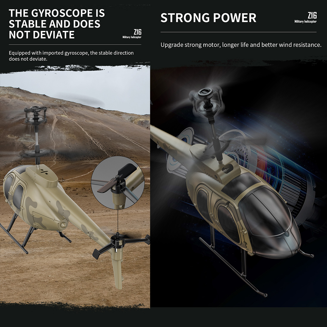 MD500 2.4G RC 4CH 6-axis Gyroscope Simulation Helicopter Model (RTF Version/Green)