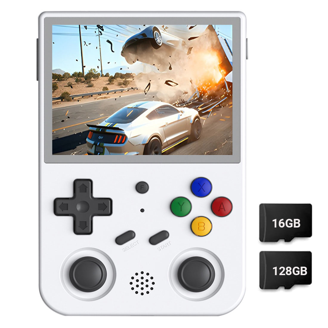 RG353V 3.5-Inch 16G+64G/128G/256G Handheld Game Console Built-in 15000/25000/34000+ Games