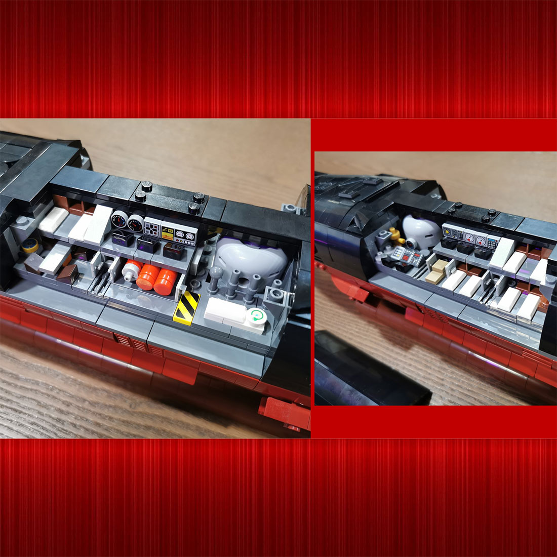 MOC-193085 1/260 Scale Typhoon-Class Nuclear Submarine Building Blocks Set (2886PCS)