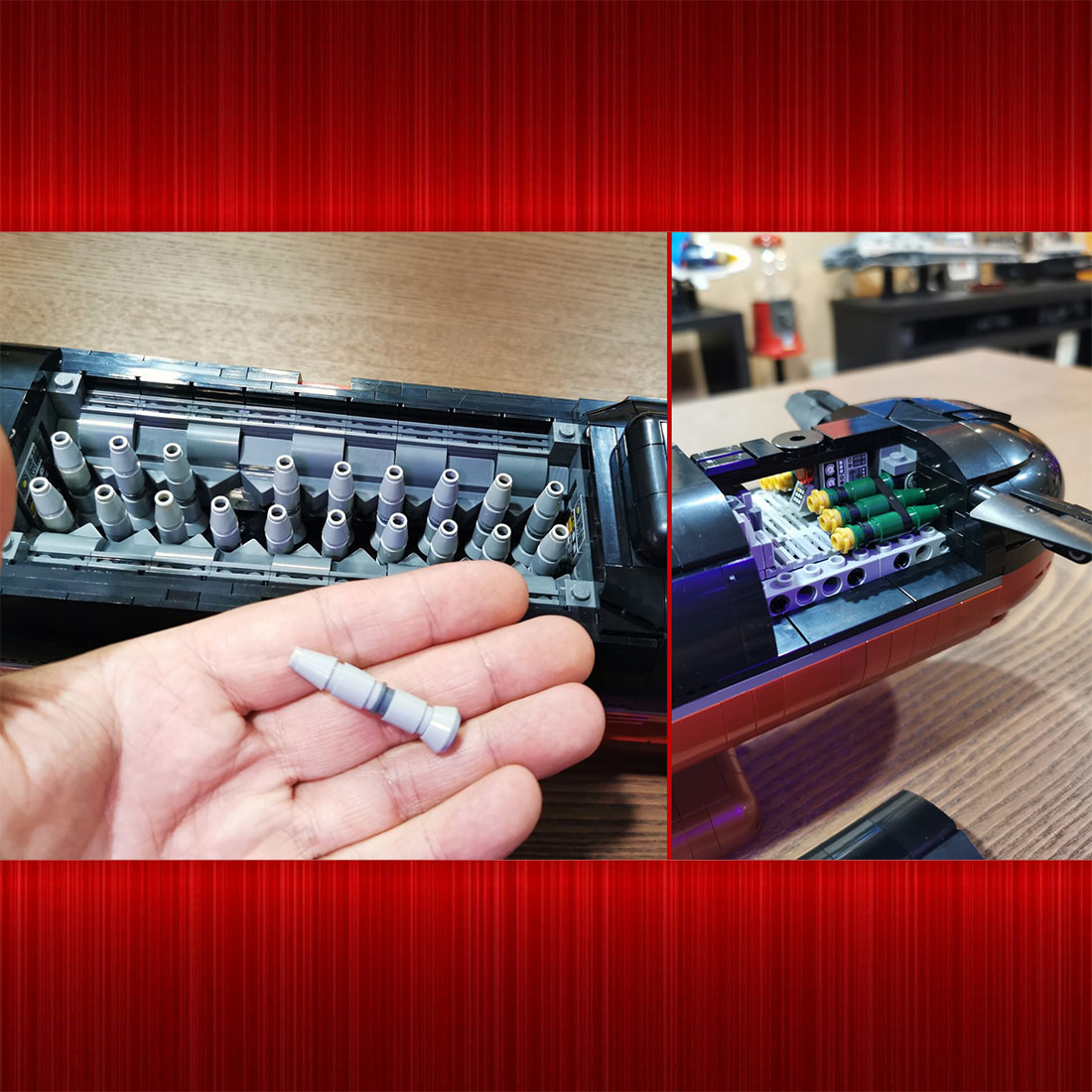 MOC-193085 1/260 Scale Typhoon-Class Nuclear Submarine Building Blocks Set (2886PCS)