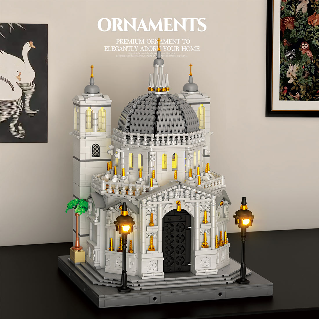 1/180 Scale Venetian Church Building Blocks Set(4277PCS)