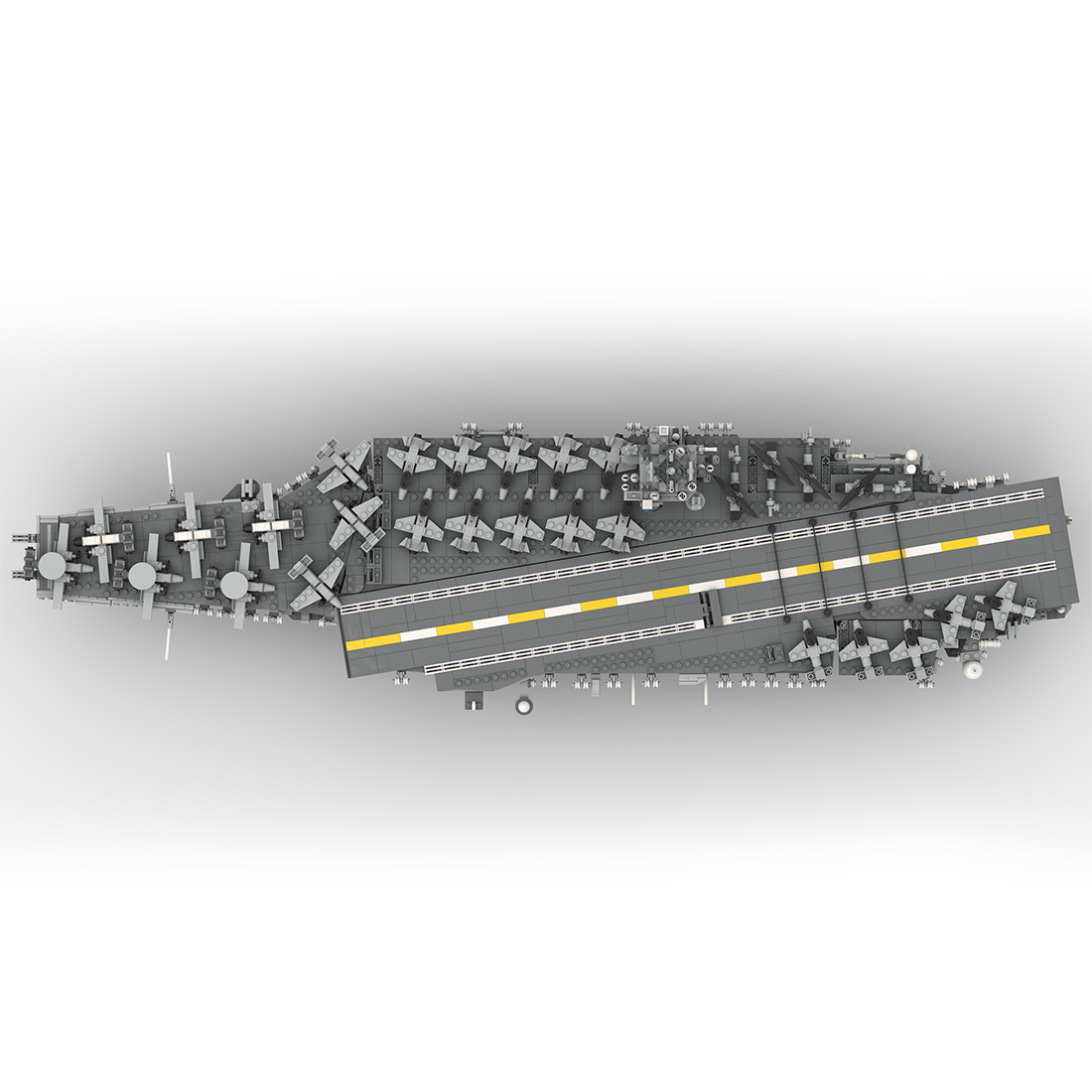 1/350 MOC UCS USS Enterprise CVN-65 Nuclear-powered Aircraft Carrier Military Model Building Blocks Set (48941PCS)