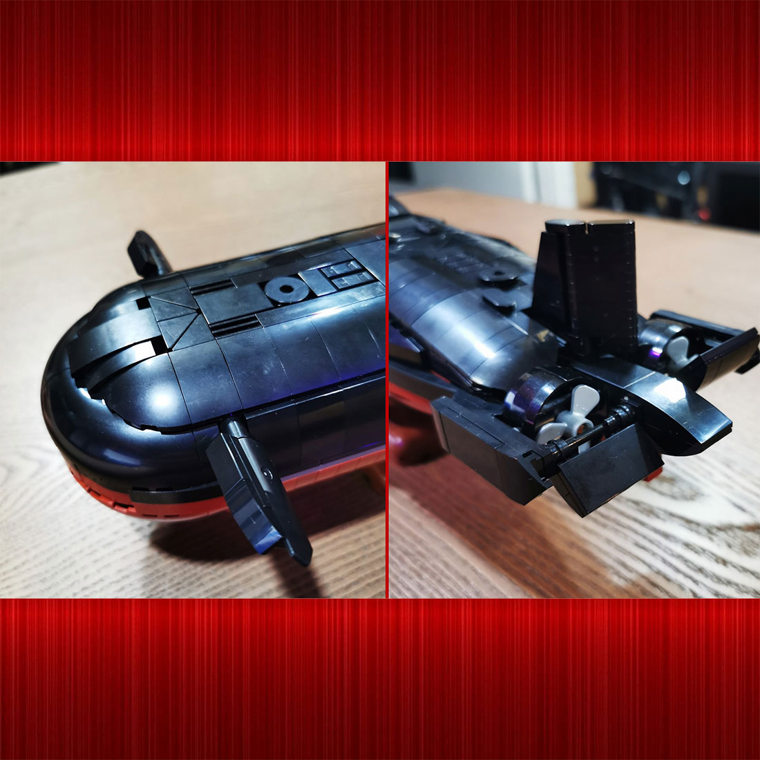 MOC-193085 1/260 Scale Typhoon-Class Nuclear Submarine Building Blocks Set (2886PCS)