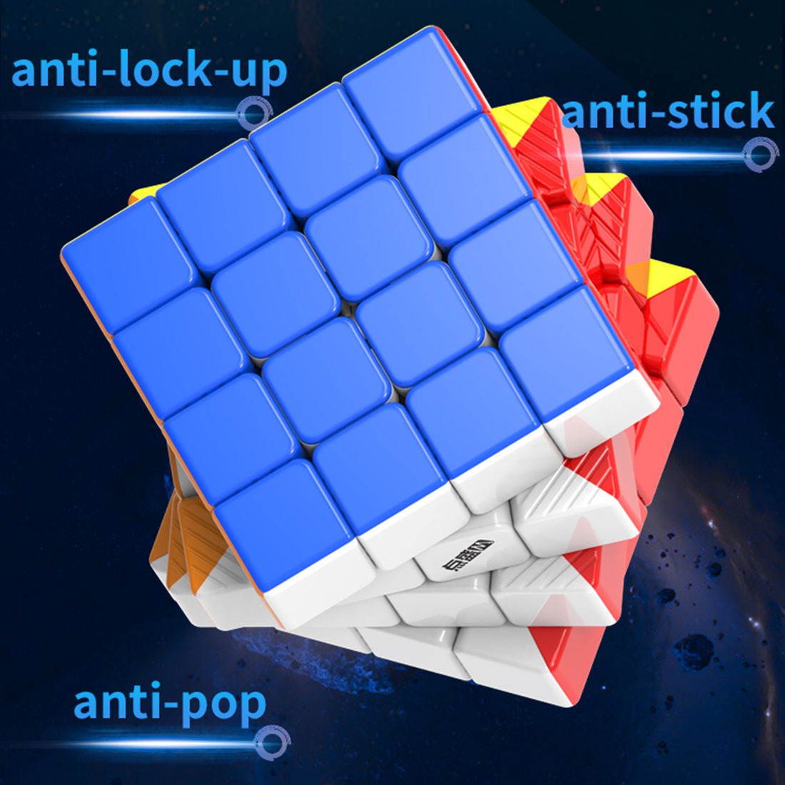 Diansheng Solar 2M Magnetic 4x4 Cube (UV-coated Version)