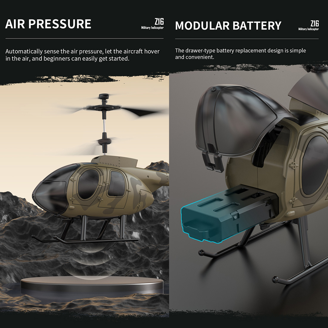 MD500 2.4G RC 4CH 6-axis Gyroscope Simulation Helicopter Model (RTF Version/Green)