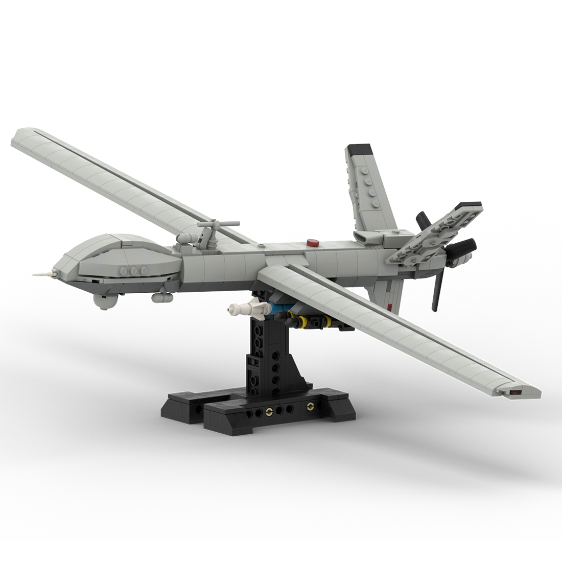 MOC-101708 MQ-9 Reaper UAV Model Military Theme Building Blocks Toys Set (633PCS)