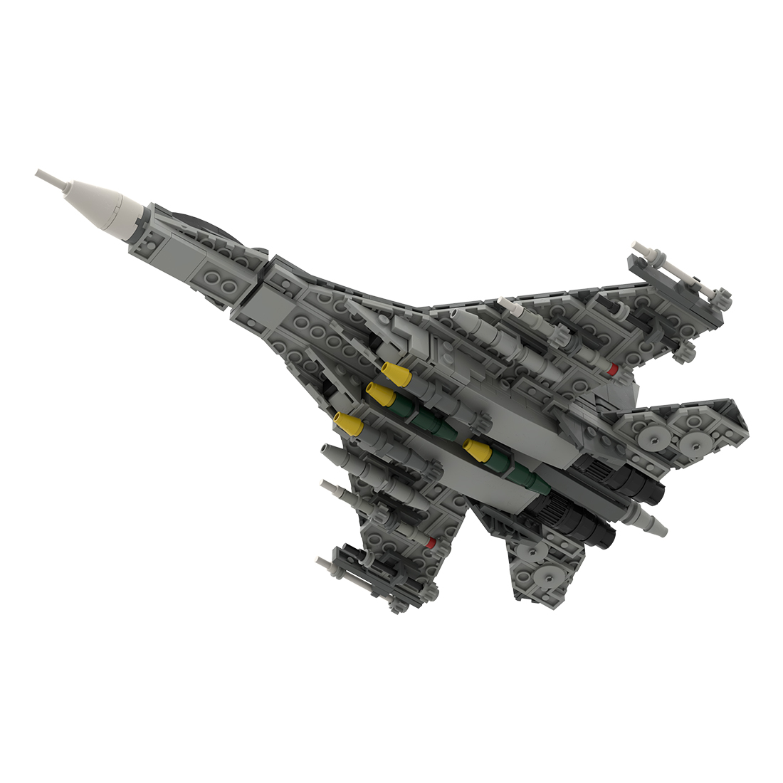 MOC-143096 SU-35 Military-theme Aircraft Model Building Blocks Set (433PCS)