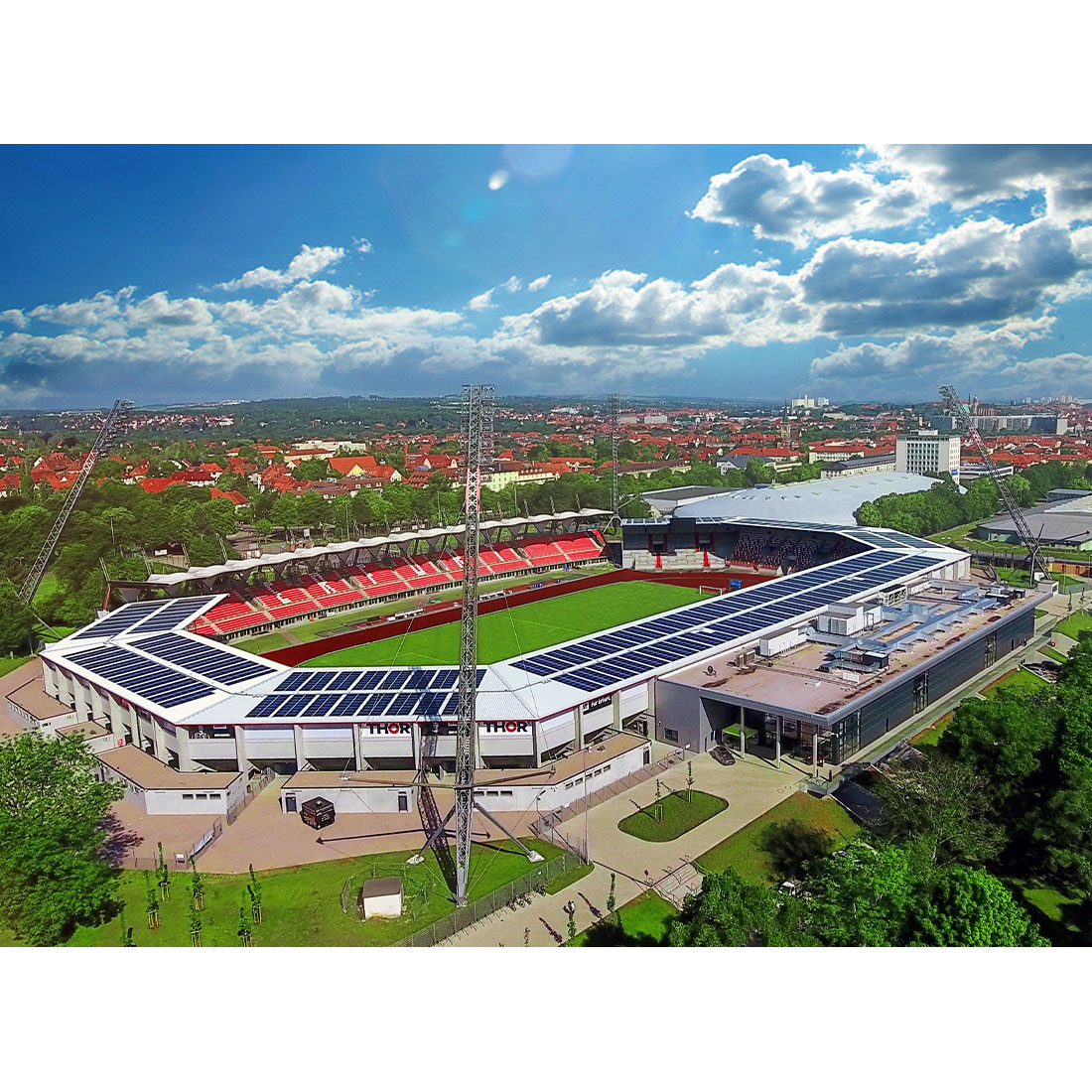 MOC-156618 Germany Steiger Forest Stadium Architecture DIY Assembly Toy Building Block Set (942PCS)