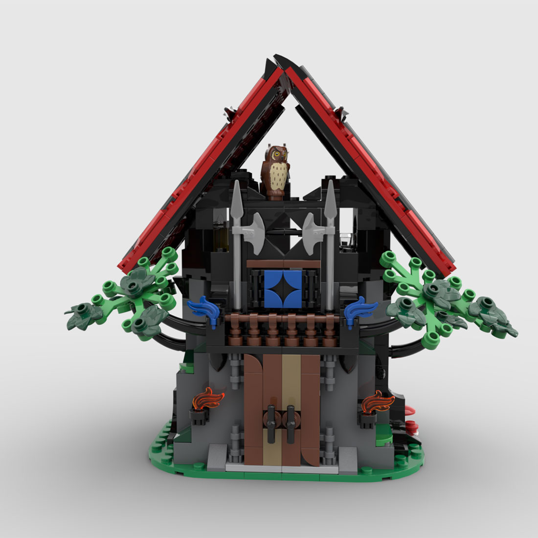 MOC-164355 Medieval Wizard's Magical Workshop Building Blocks Set (464PCS)