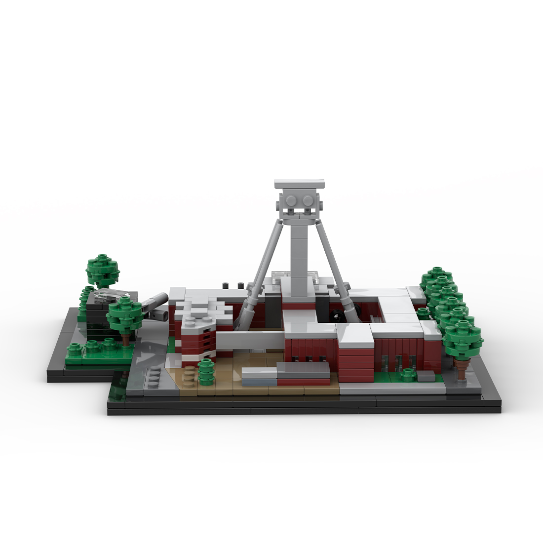 MOC-181258 German Mining Museum Historical Architecture DIY Assembly Toy Building Block Set (588PCS)