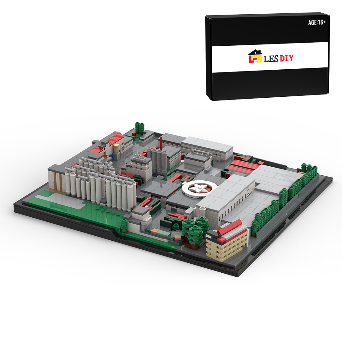 MOC-184323 Germany Sternberg Brewery Beer Paradise Architecture DIY Assembly Toy Building Block Set (2049PCS)