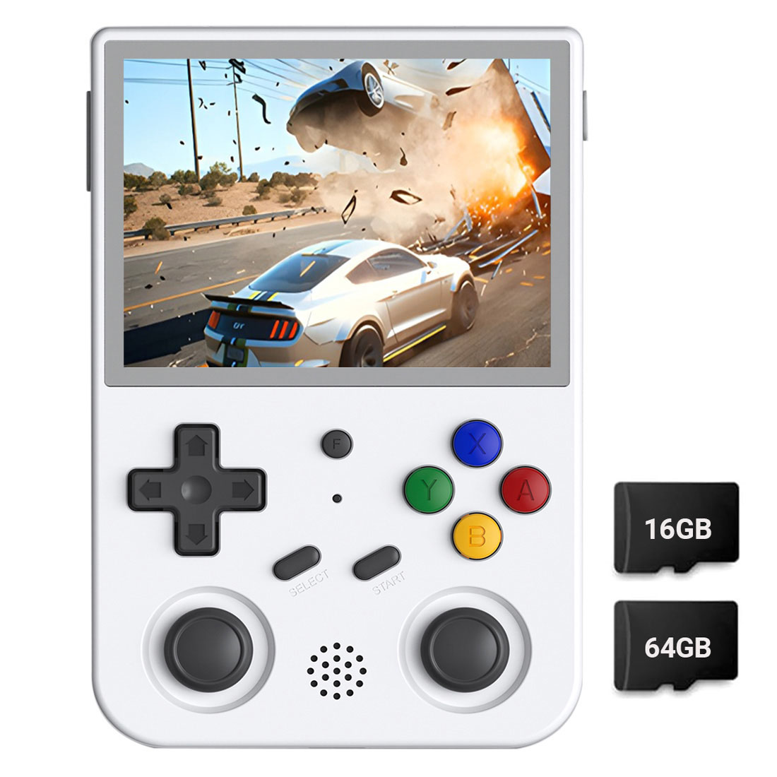 RG353V 3.5-Inch 16G+64G/128G/256G Handheld Game Console Built-in 15000/25000/34000+ Games