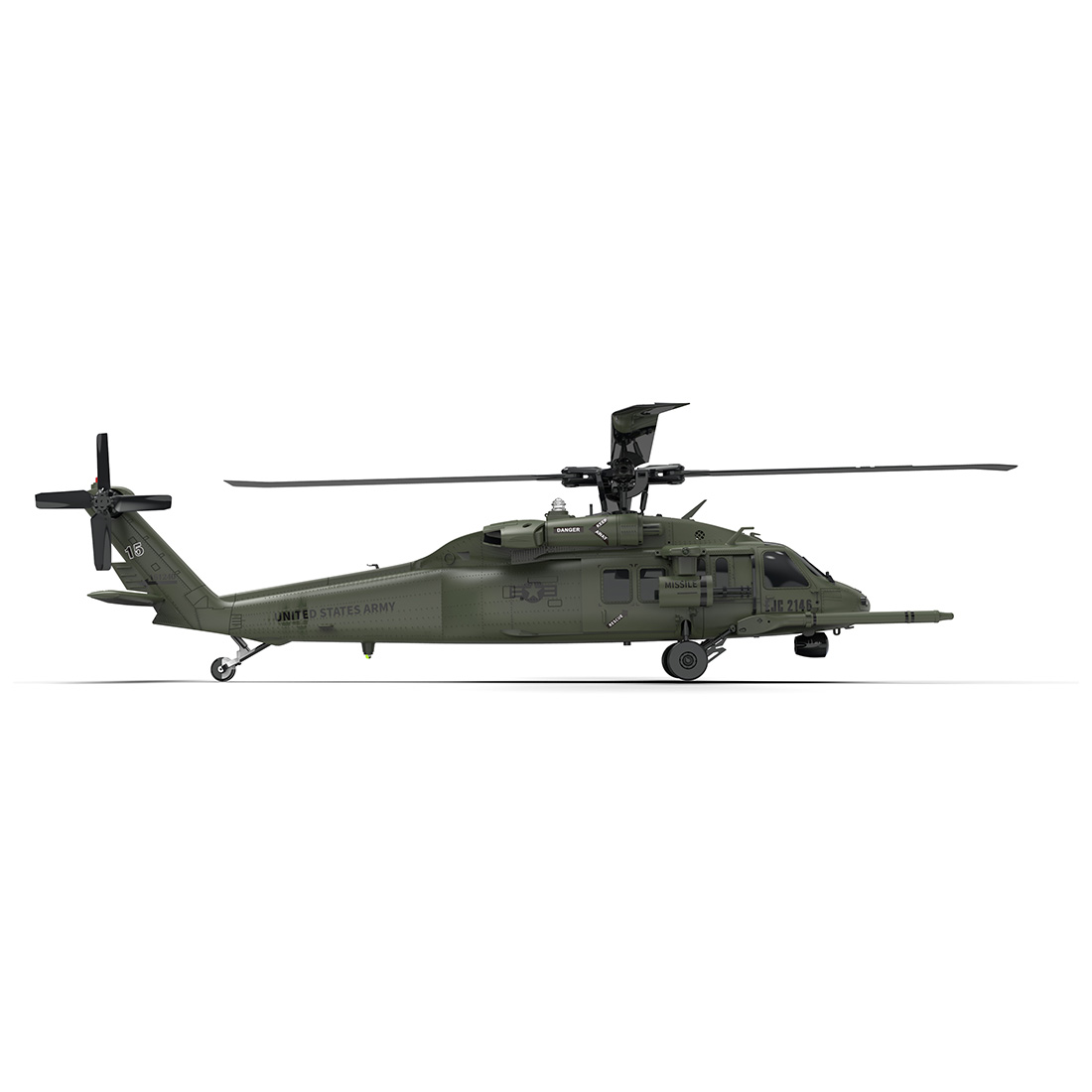 YU XIANG YXZNRC F09-V 1/47 Scale 2.4G 6CH RC Dual Brushless Direct Drive Flybarless 6G/3D Stunt Helicopter Model (RTF Version)