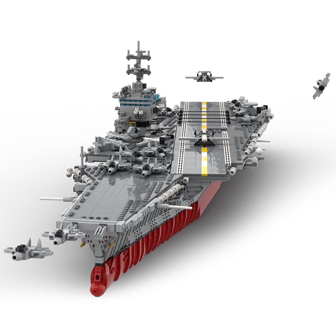 1/350 MOC UCS USS Enterprise CVN-65 Nuclear-powered Aircraft Carrier Military Model Building Blocks Set (48941PCS)