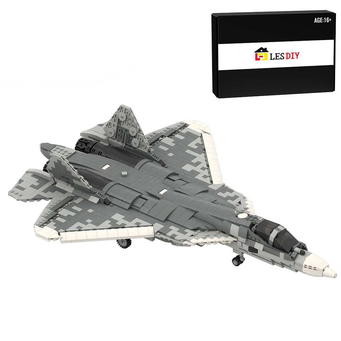 MOC-125117 Sukhoi SU-57 Felon Military Building Blocks Set(1907PCS)