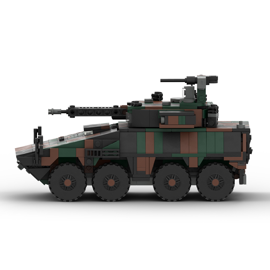 MOC-161767+MOC-162513 1/35 Scale BOXER-8x8 CRV Current Armored Transport Vehicle Building Blocks Set (840PCS)