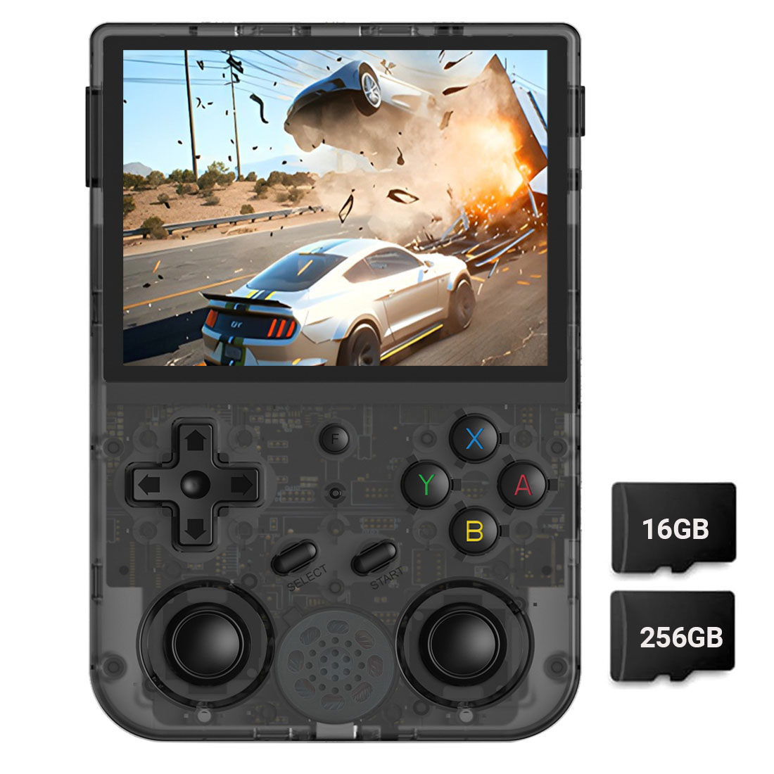 RG353V 3.5-Inch 16G+64G/128G/256G Handheld Game Console Built-in 15000/25000/34000+ Games