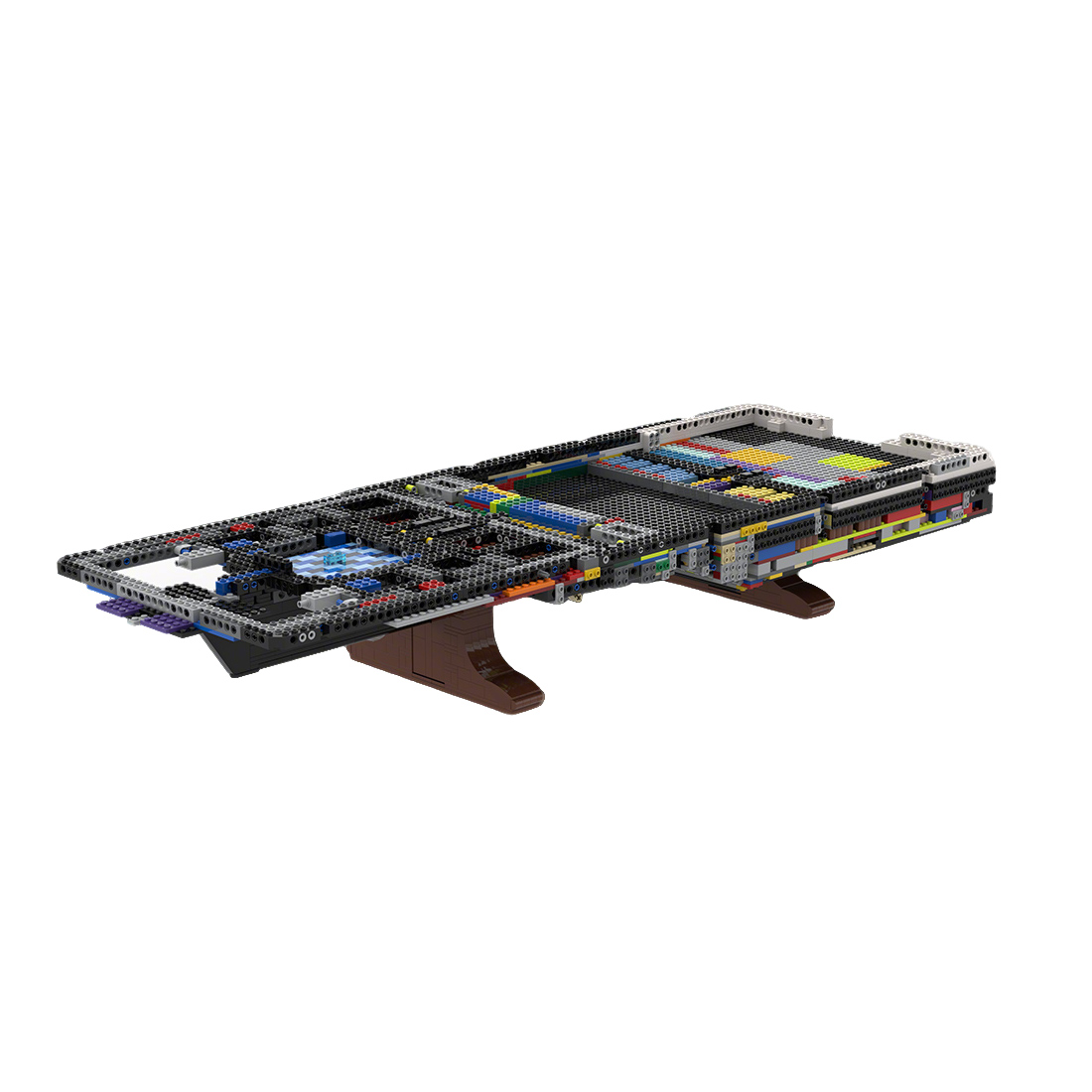 The Majestic Mega-Yacht Block Model: Deck 1 Bow Module – An Epic 1/38 Scale Building Project